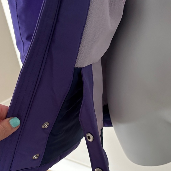 All in Motion Two-Tone Purple Kids Puffer Jacket - Picture 7 of 9